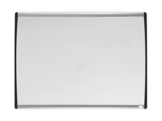 Tāfele Nobo, maza, magnētiska, ar sudraba un melnu izliektu rāmi, 58.5 x 43 cm
