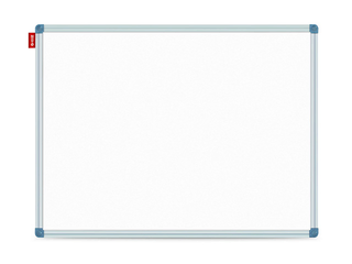 Sienas tāfele alumīnija rāmī Classic, lakota, balta, 150x90cm