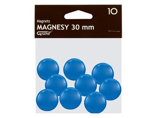 Magnēti Grand, 30 mm, 10 gab., zili