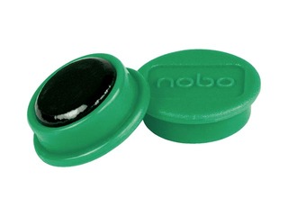 Магниты Nobo, 13 мм, 10 шт., зеленые