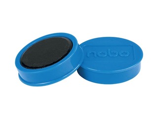 Магниты Nobo, 32 мм, 10 шт., 1.5 kг, синие