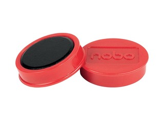 Магниты Nobo, 32 мм, 10 шт., 2.5 kг, красные