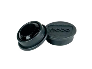 Magnēti Nobo, melni, 13mm, 10 gab.