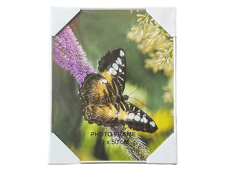 Photo frame, 40 x 50 cm, plastic, silver