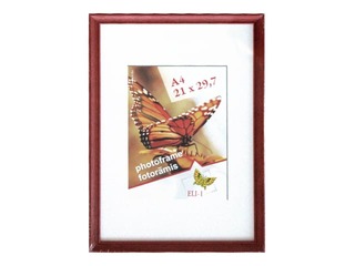 Photo frame Spring, A4, wooden, burgundy