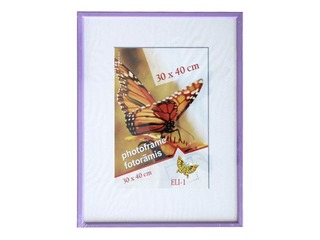 Foto rāmis Aura, 30 x 40 cm, plastikāta, gaiši violets
