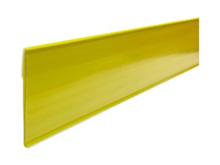 Cenu sloksne ar līmlentu, dzeltena, 39x1250 mm