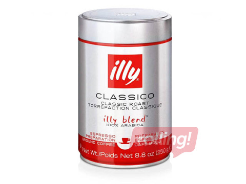 Kafija maltā Illy Classico, vidēji grauzdēta, 250g