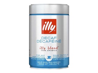 Kafija maltā Illy Decaffeinated, bezkofeīna, 250g