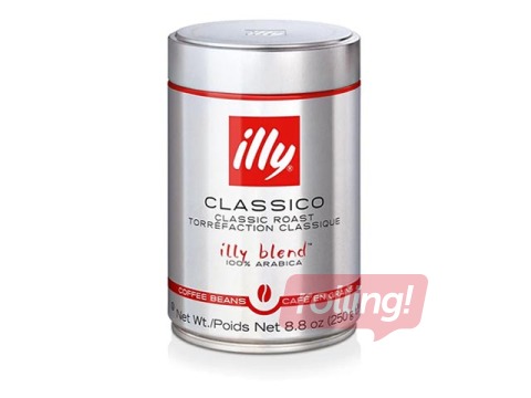 Kafijas pupiņas Illy, vidēji grauzdētas, 250g