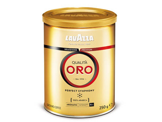 Kafija maltā Lavazza Oro, metāla bundžā, 250g