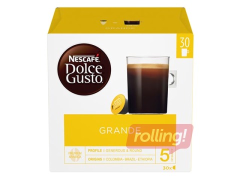 Kafijas kapsulas Nescafe Grande, Dolce Gusto, 30gab