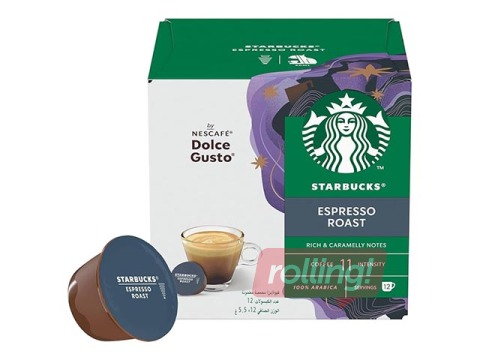 Kafijas kapsulas Starbucks Espresso, Dolce Gusto, 12gab