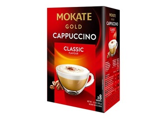Kapučīno dzēriens Mokate Gold klasiskais, 12,5gx8gb