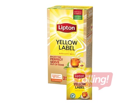 Tēja melnā Lipton, Yellow Label, 25 pac.