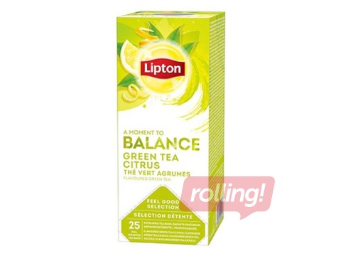 Tēja zaļā Lipton, citrus, 25 pac.