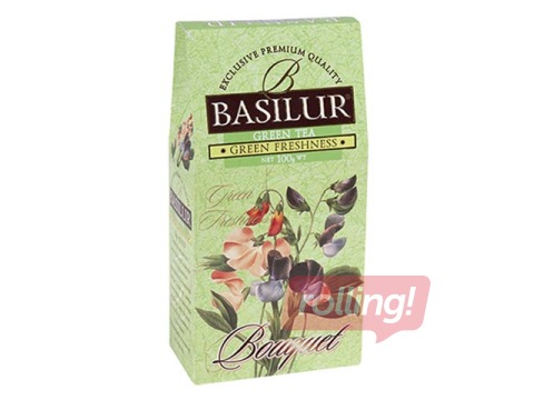 Tēja zaļā beramā Basilur Green Freshness,100g