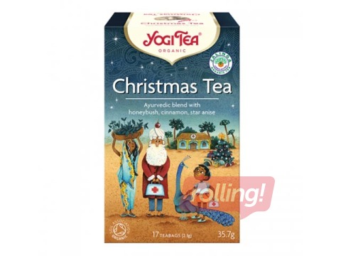 Tēja ajūrvēdas Bio Yogi Ziemassvētku tēja, 17 pac. 