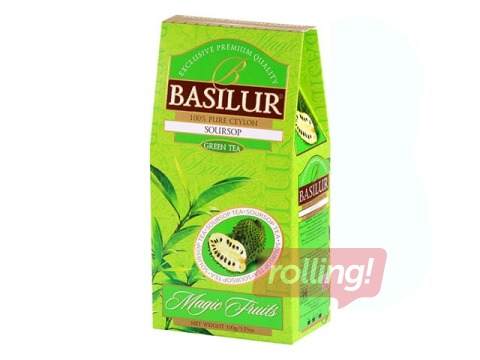 Tēja zaļā beramā Basilur Magic Fruit Soursop, 100g