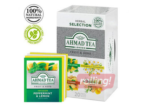 Tēja Ahmad, augļu un zāļu tējas maisījums, 20 pac