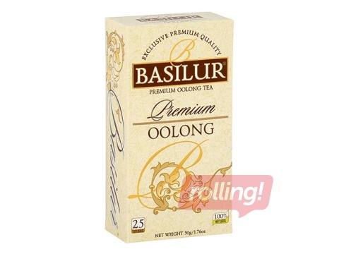 Tēja zaļā, Basilur, Oolong, 25pac