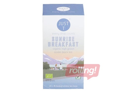 Tēja melnā Just-T Sunrise Breakfast Bio 3g x 20