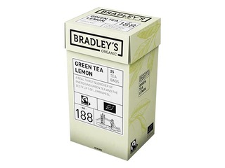 Tēja zaļā Bradley's ar citronu, 25 pac.
