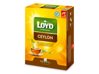 Tēja aromatizēta melnā Loyd Ceylon, 100x2g