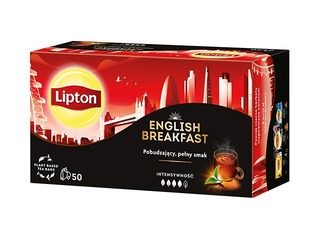 Tēja melnā Lipton English Breakfast, 50 pac.