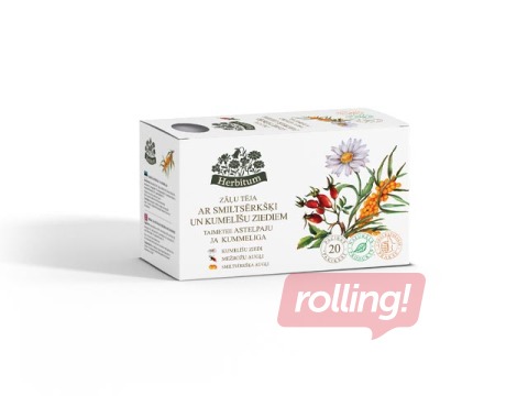 Tēja zāļu Herbitum, ar smiltsērkšķi-kumelīšu ziediem, 20 pac.