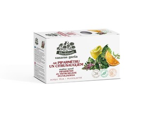 Tēja augļu Herbitum, vasaras garša ar piparmētrām un citrusaugļiem, 20 pac.