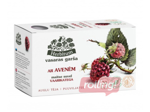 Tēja augļu, Herbitum, vasaras garša ar hibiska ziediem un aveņu lapām, 22 pac.