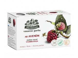 Tēja augļu, Herbitum, vasaras garša ar hibiska ziediem un aveņu lapām, 22 pac.