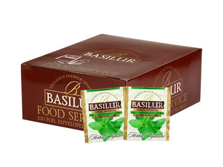 Tēja zāļu Basilur, Herbal infusion, ar piparmētras garšu, 100 pac.