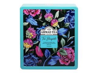 Tējas izlase Ahmad, Tea Bouquet, 9 Caddy, metāla kārbā, 72 pac.