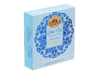 Tēja Basilur, Blue Tea, zaļās tējas izlase, 40 pac.