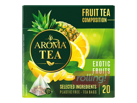 Tēja augļu Aroma Tea, eksotisko augļu, 20 gab.