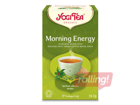 Tēja ajūrvēdas Bio Yogi, Morning Energy, 17 pac.