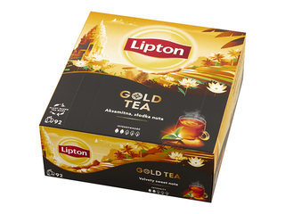 Tēja melnā Lipton Gold, 92 pac.