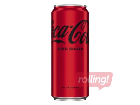 Gāzēts dzēriens Coca-Cola Zero, skārdene, 330ml (Taras depozīts iekļauts cenā)