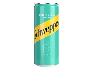 Gāzēts dzēriens Schweppes Bitter Lemon, skārdene, 330ml (Taras depozīts iekļauts cenā)
