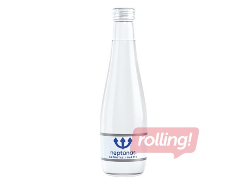 Minerālūdens Neptunas, gāzēts, stikls, 330ml (Taras depozīts iekļauts cenā)