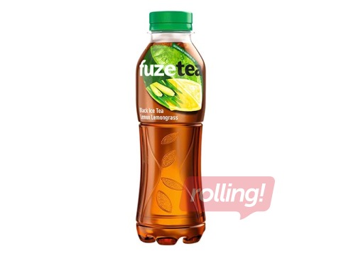 Ledus tēja Fuze Tea, melnā, citronzāle, PET, 500ml (Taras depozīts iekļauts cenā)