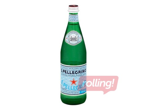 Minerālūdens S.Pellegrino, gāzēts, stikls, 750ml (Taras depozīts iekļauts cenā)