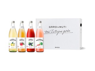 Gāzēts dzēriens Gardu Muti, garšu izlase, stikls, 10x500ml (Taras depozīts iekļauts cenā) 