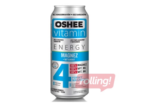 Vitaminizēts gāzēts dzēriens OSHEE magnijs 500 ml