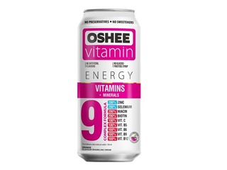 Vitaminizēts gāzēts dzēriens Oshee vitamīni+minerālvielas 500 ml
