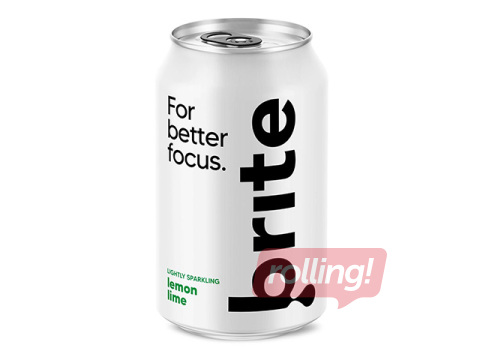 Enerģijas dzēriens Brite citronu-laima, 330ml (Taras depozīts iekļauts cenā)