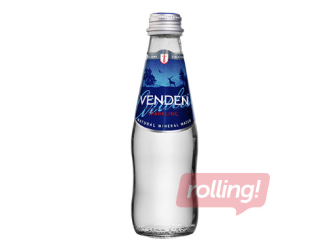 Minerālūdens Venden, gāzēts, stikla pudelē, 250ml (Taras depozīts iekļauts cenā)