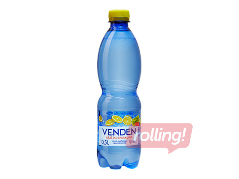 Minerālūdens Venden, gāzēts, ar citrona garšu, 500ml (Taras depozīts iekļauts cenā)